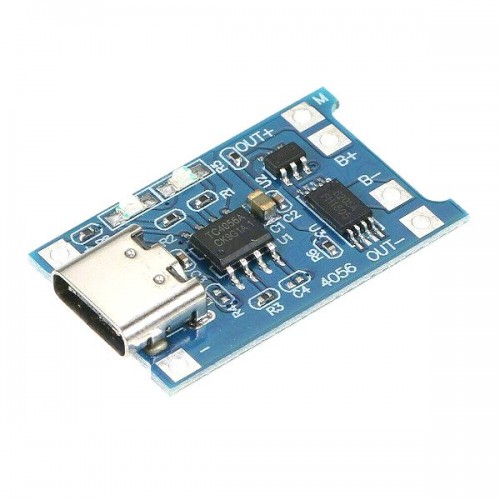 Зарядка TC4056 з type-C та захистом Зарядка TC4056 з type-C та захистом